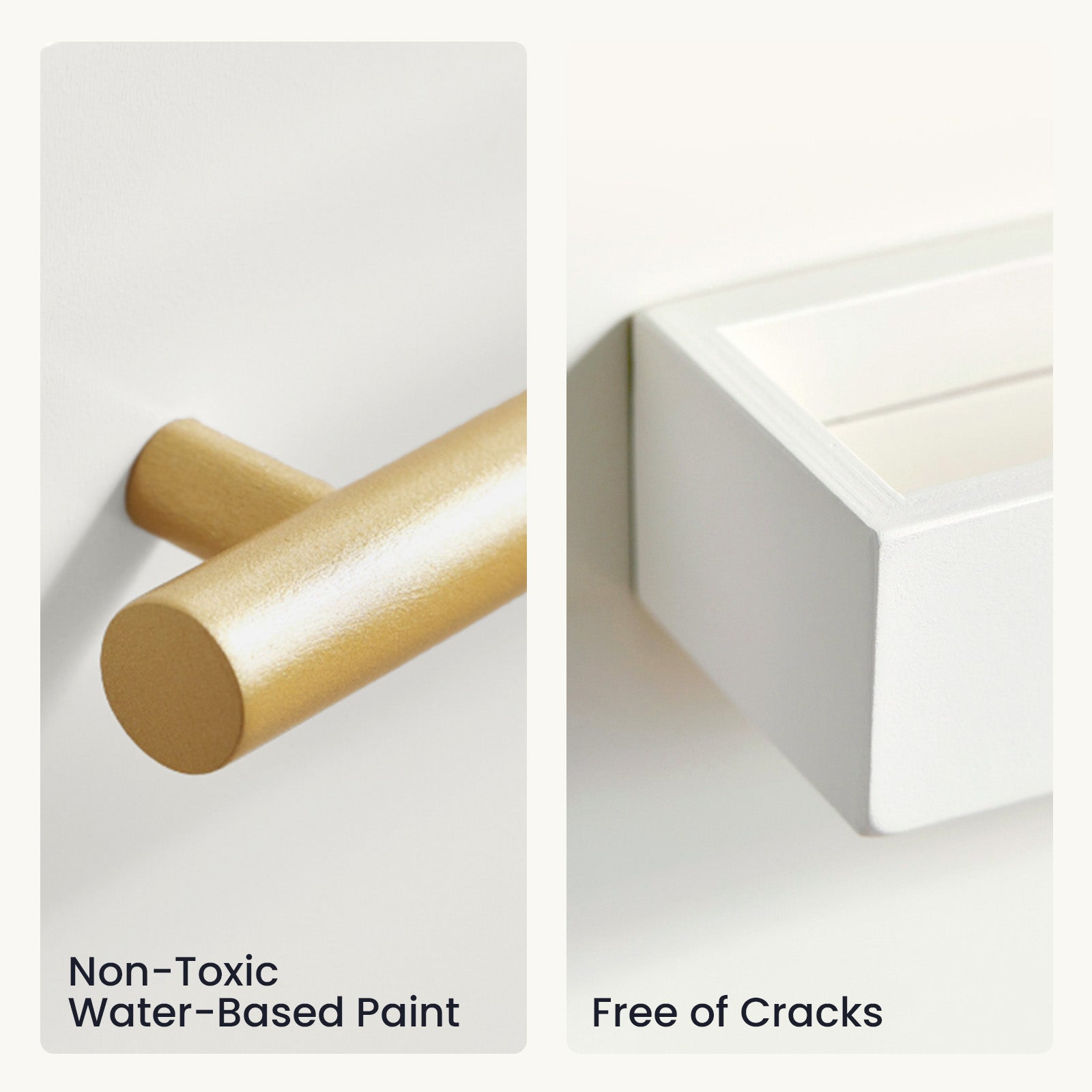Information graphic showing paint features