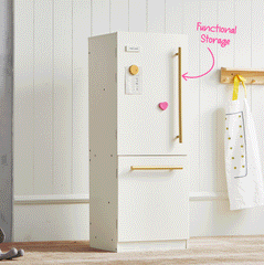 video of play fridge doors opening and closing
