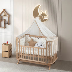 Wooden Bassinet & Bedside Sleeper
