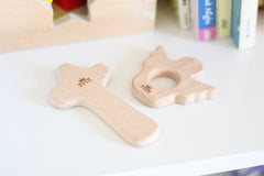 Christian Wooden Baby Teethers Set of 3