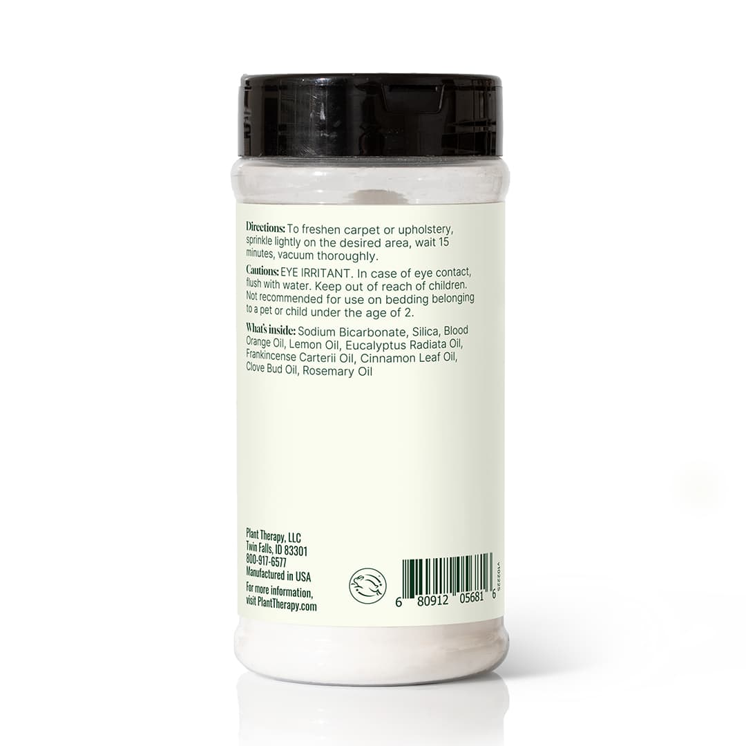 Container with label on a white background