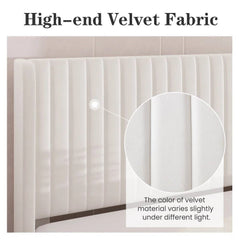 High-end velvet fabric with a close-up detail, showing texture and color variation.