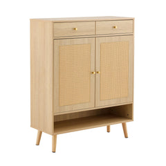 Modern Natural Minimalist Shoe Cabinet