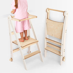 Multi-functional Foldable Helper Tower for Kids